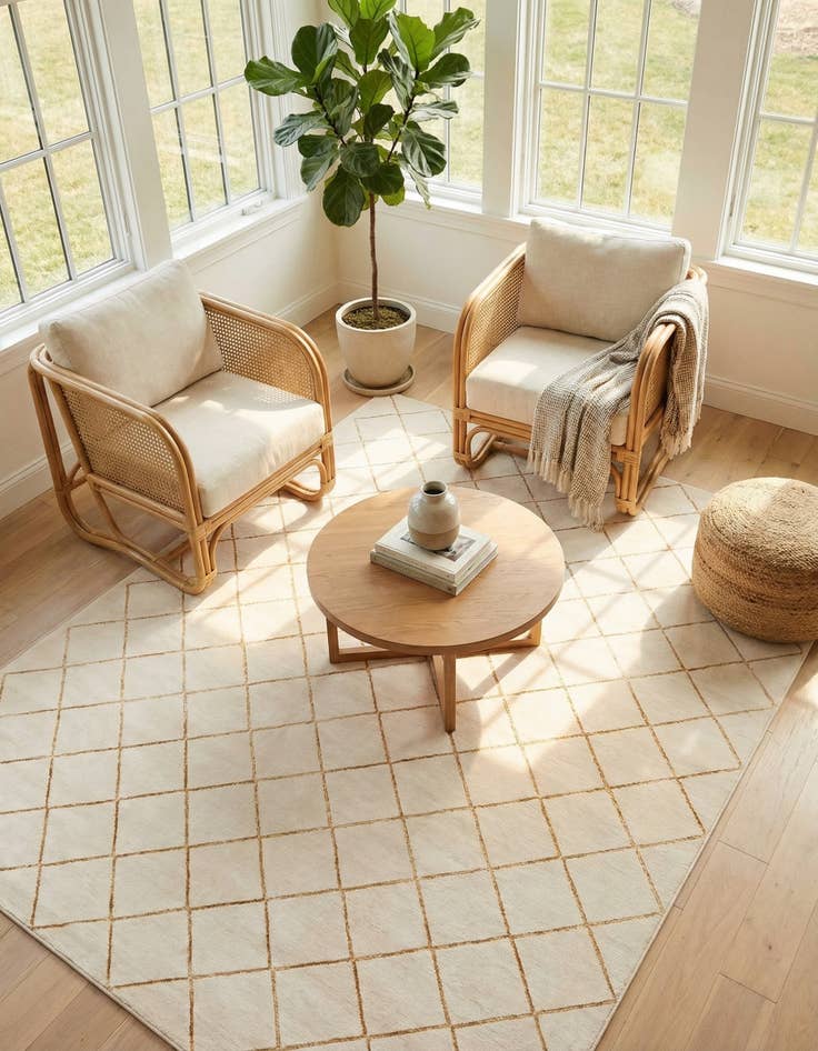 Detail image of 10' x 13' Vogue Geo Rug