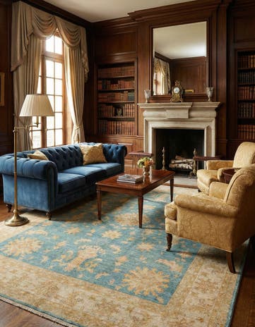 6' 7 x 8' 2 Ziegler Wool Rug