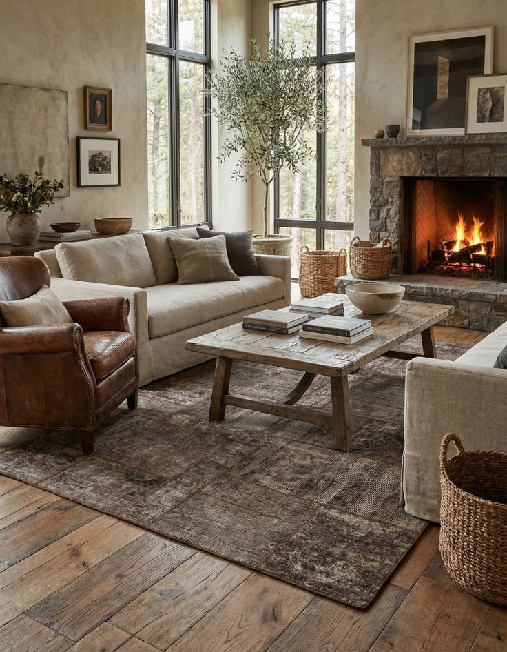 Detail image of  5' x 8' 3  Hand Knotted Ultra Vintage Persian Wool Rug