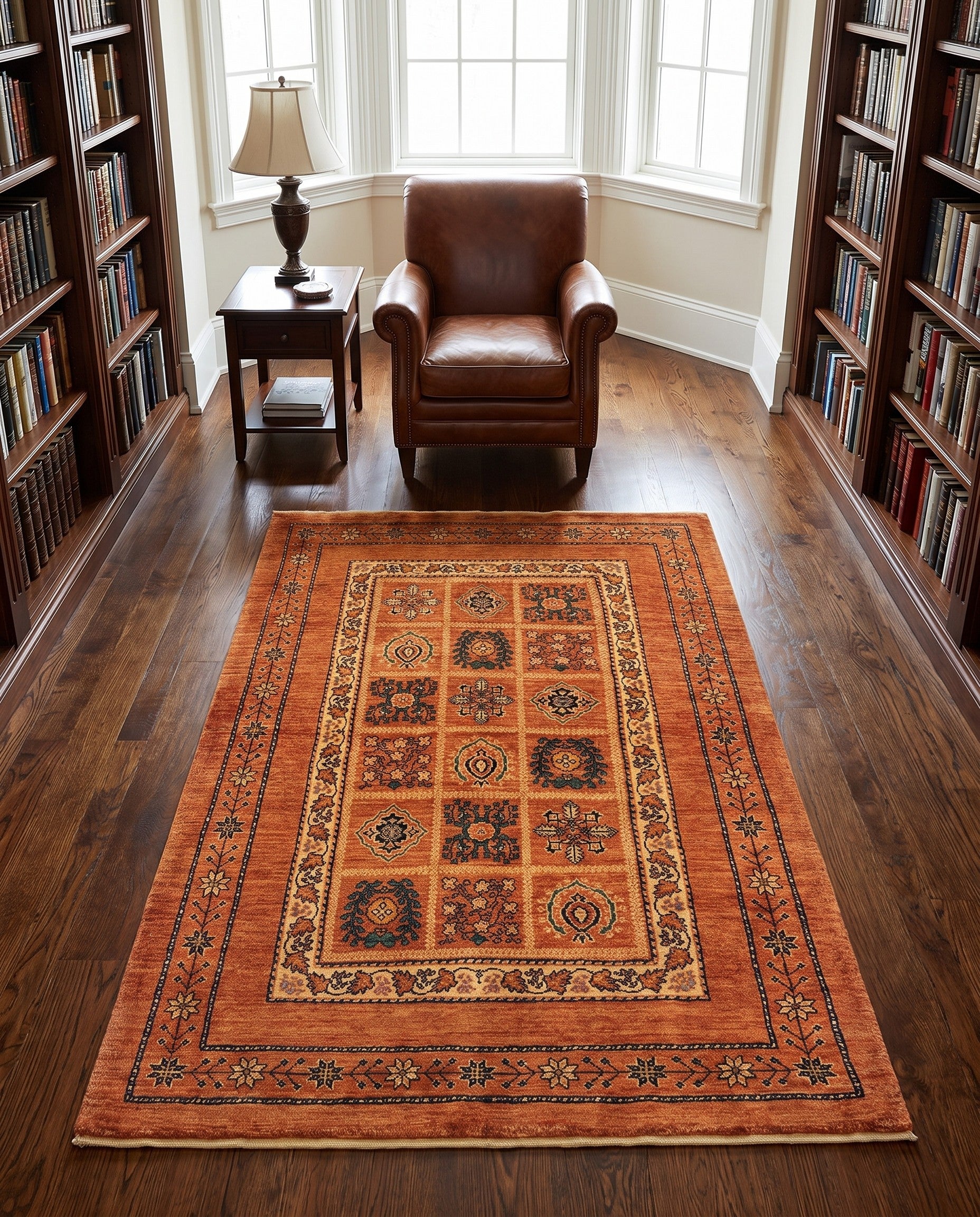 3' 7 x 5' 3 Kashkuli Wool Rug