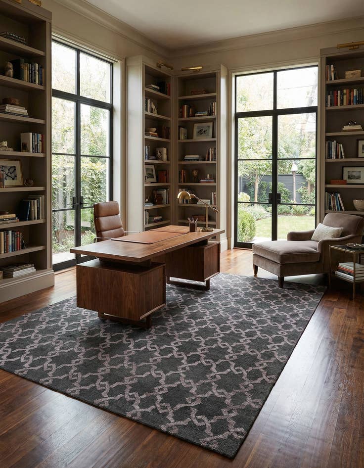 Detail image of 9' 1 x 11' 8  Hand Knotted Luna Rug