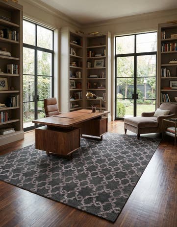 9' 1 x 11' 8 Hand Knotted Darya Rug