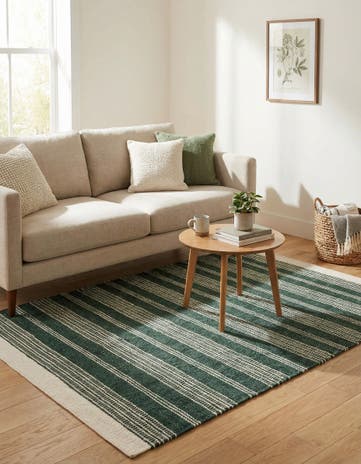 4' 1 x 6' 1 Hand Woven Lariat Rug