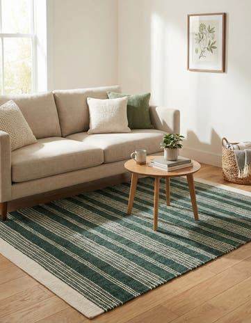 4' 1 x 6' 1 Hand Woven Lariat Rug