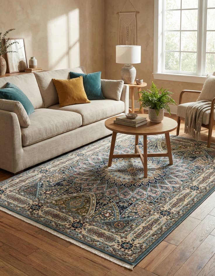 Detail image of 4' x 6' Nain Design Rug