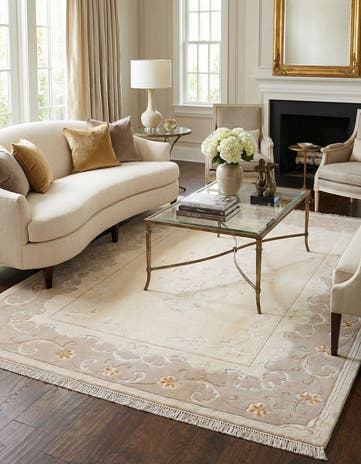5' 9 x 7' 10 Hand Knotted Darya Wool Rug