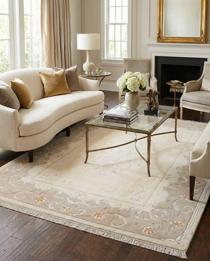 Detail image of 5' 9 x 7' 10 Hand Knotted Darya Wool Rug
