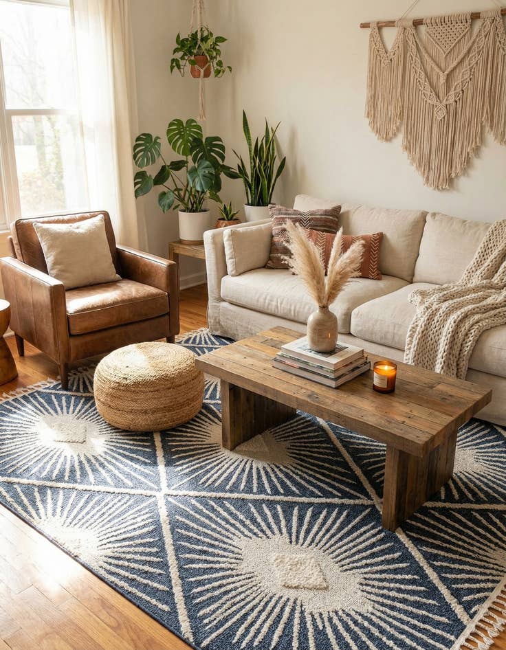 Detail image of  7' 10 x 10' Boho Rug