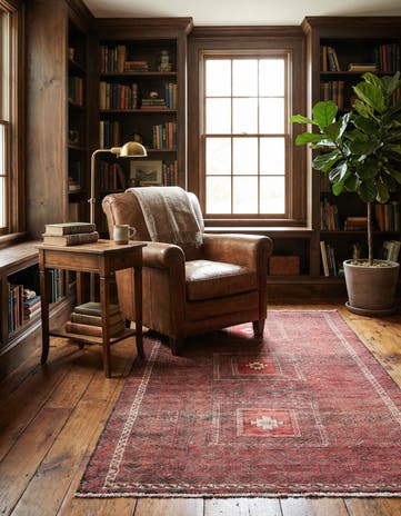 3' x 5' 4 Hand Knotted Ultra Vintage Persian Wool Rug