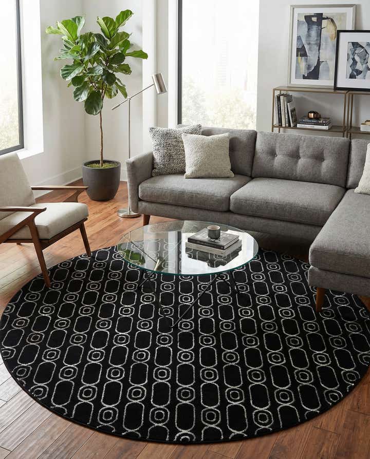 7' 10 x 7' 10 Vogue Geo Round Rug