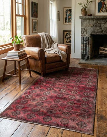 3' x 6' 2 Hand Knotted Ultra Vintage Persian Wool Runner Rug