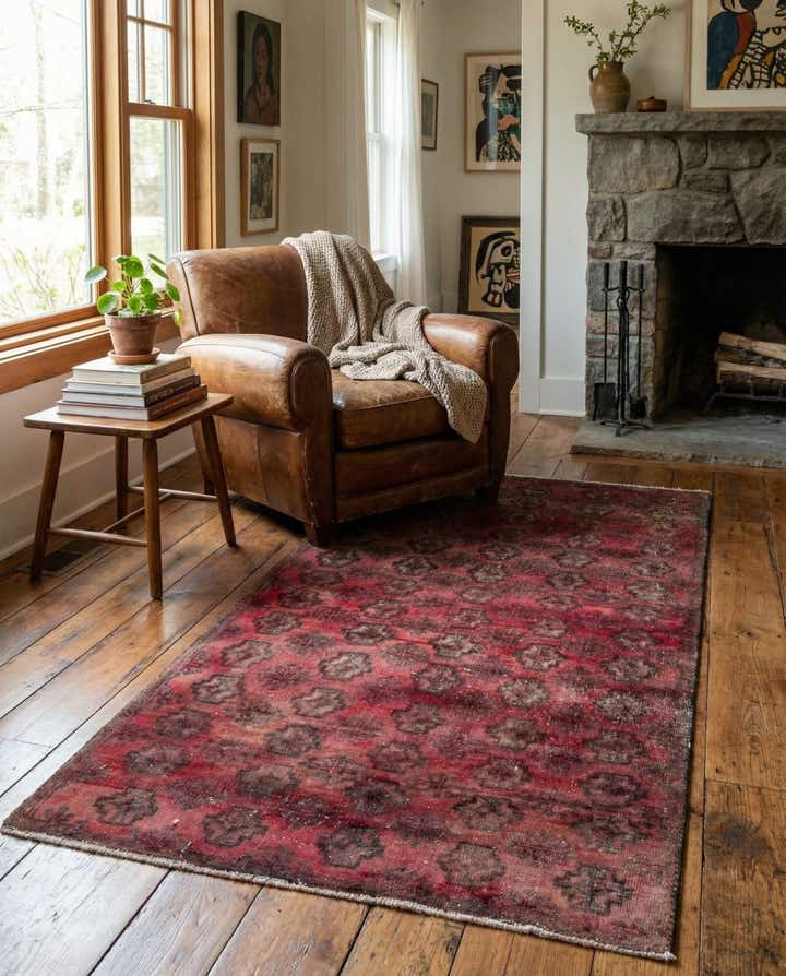 3' x 6' 2 Hand Knotted Ultra Vintage Persian Wool Runner Rug