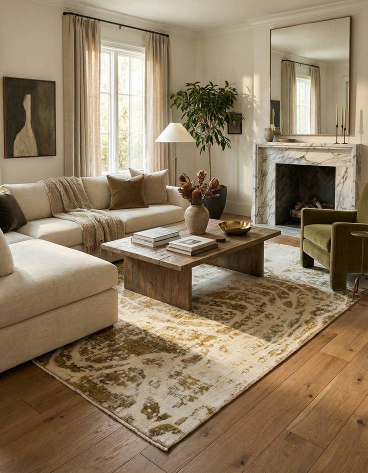 Detail image of 5' x 8' 3  Hand Knotted Ultra Vintage Persian Wool Rug