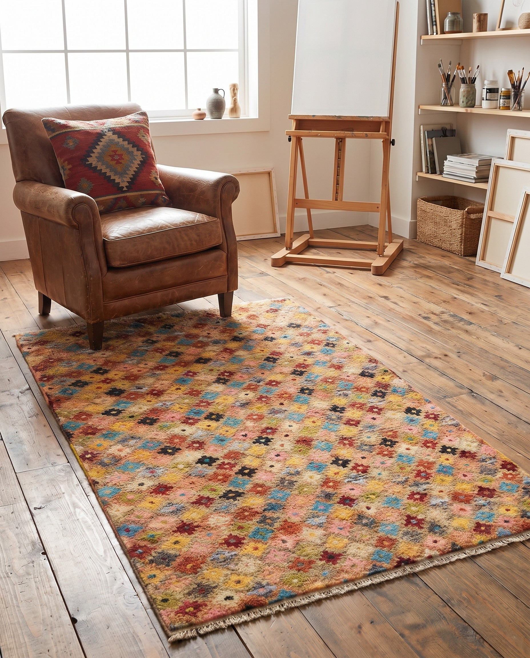 3' 4 x 5' Hand Knotted Balouch Wool Rug