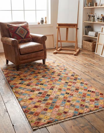 3' 4 x 5' Hand Knotted Balouch Wool Rug
