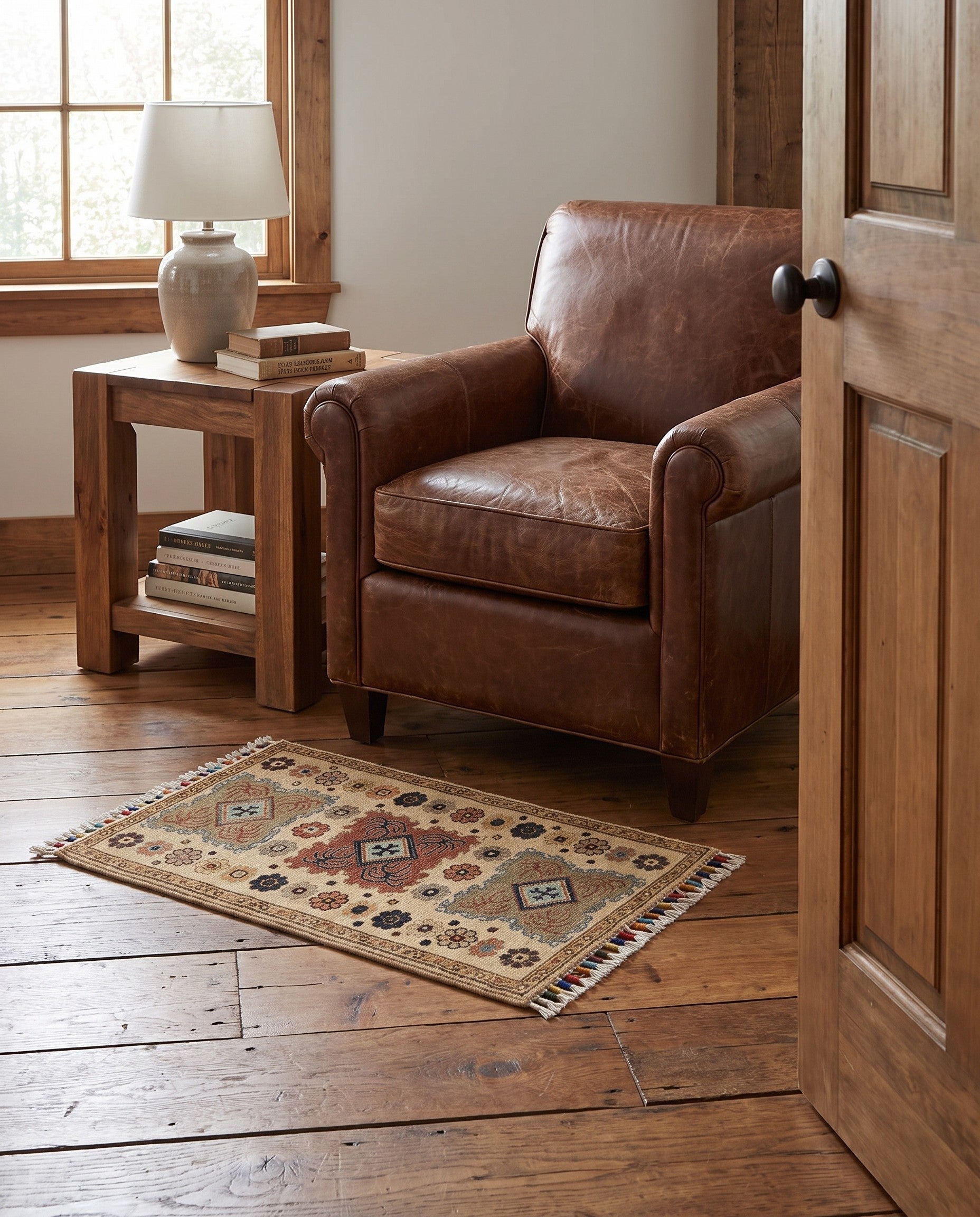 1' 10 x 3' 2 Hand Knotted Ariana Ziegler Rug