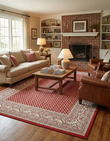 Red Tribeca Rug