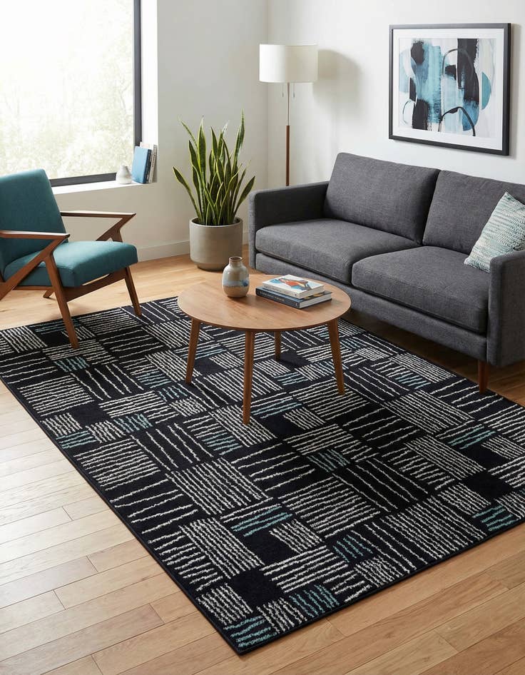 Detail image of 5' 3 x 7' Hanahan Rug