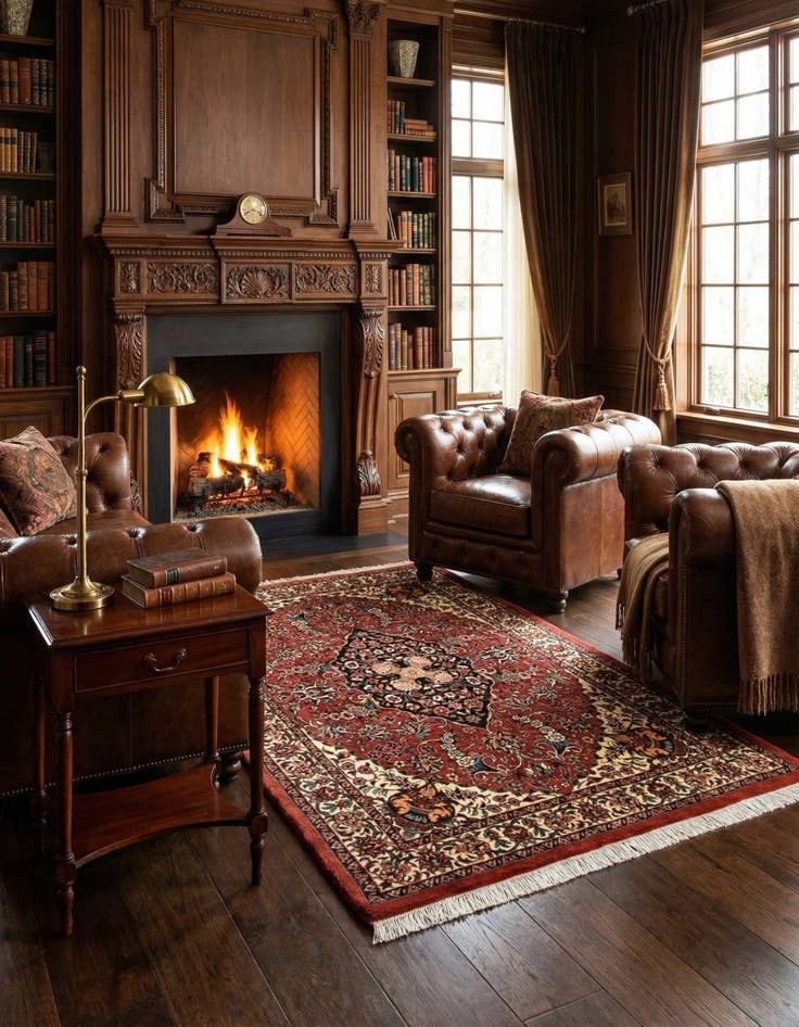 Detail image of 3' 2 x 5' 4 Bidjar Wool Rug