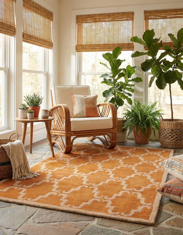 Detail image of 5' x 7' 10 Luna Wool Rug