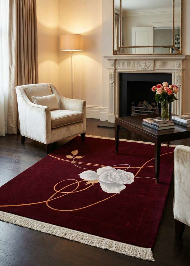 5' x 6' 8 Hand Knotted Darya Wool Rug