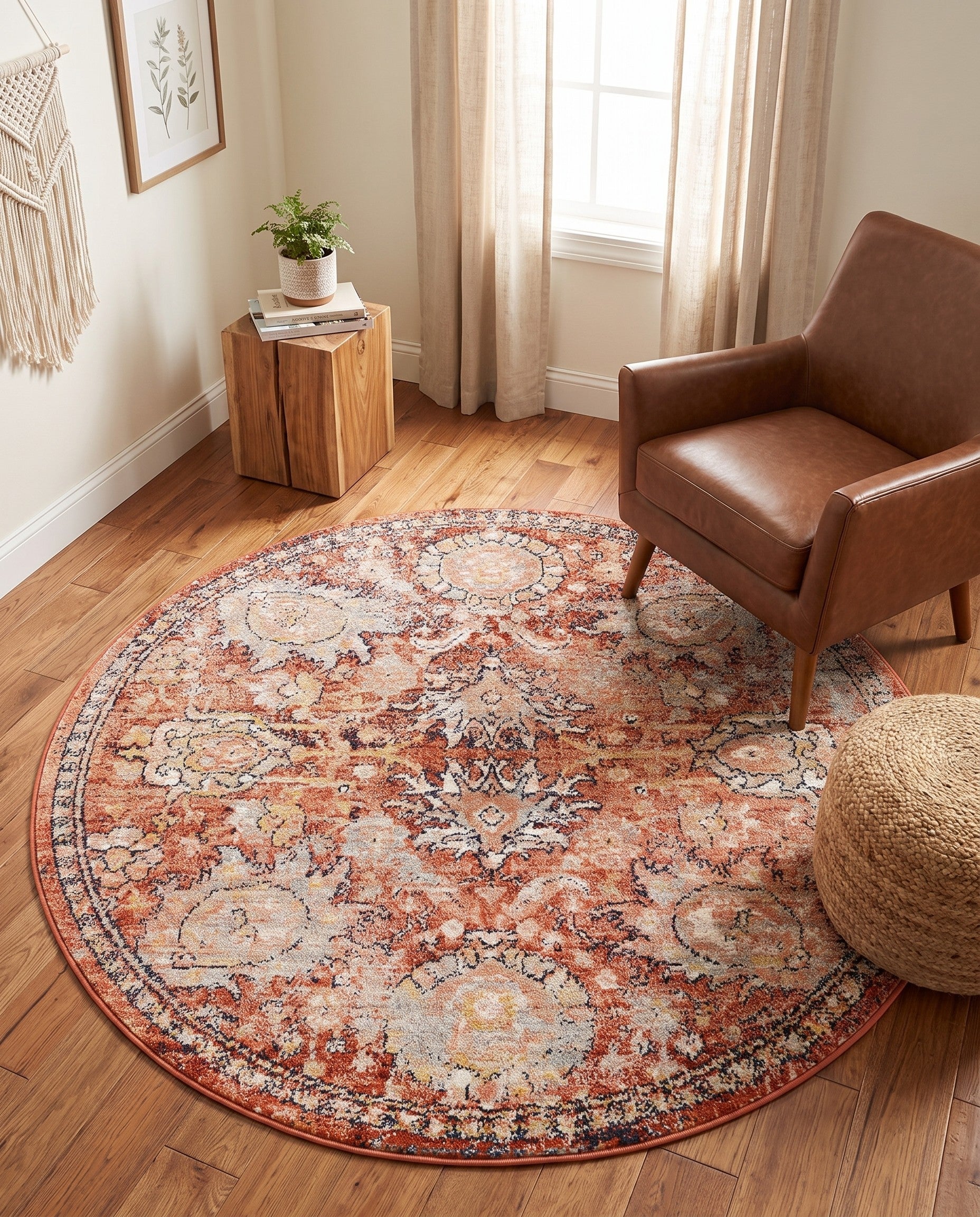 5' 2 x 5' 2 Lola Round Rug