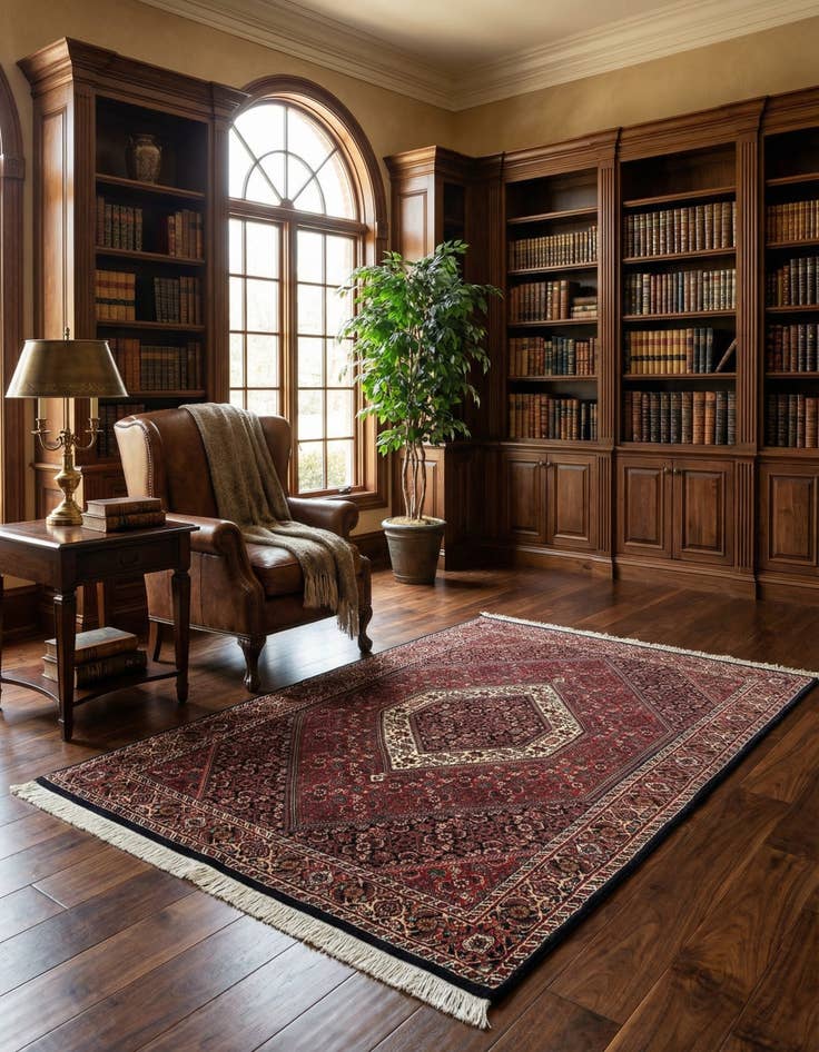 Detail image of  3' 7 x 5' 9 Bidjar Wool Rug