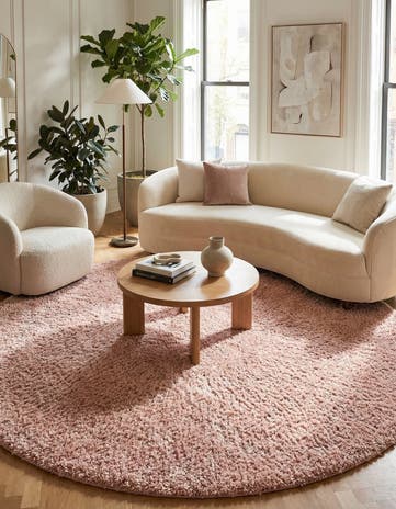 10' x 10' Zermatt Shag Round Rug