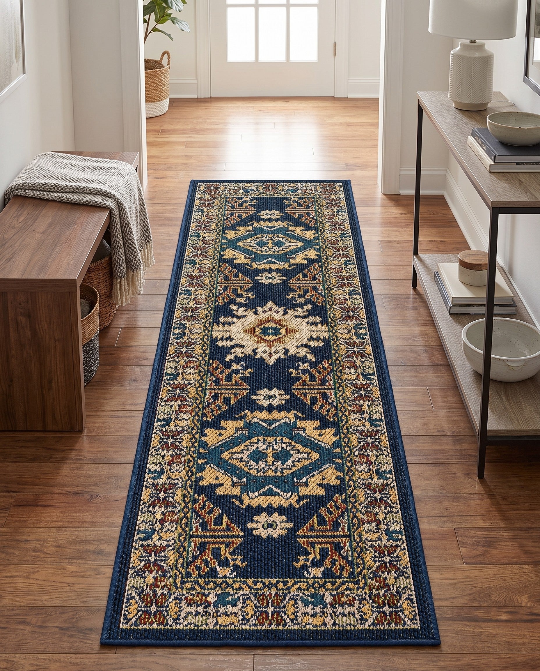 2' x 6' Easy-Clean Baja Indoor / Outdoor Runner Rug