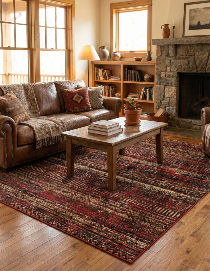 Detail image of 6' x 9' Saturn Rug