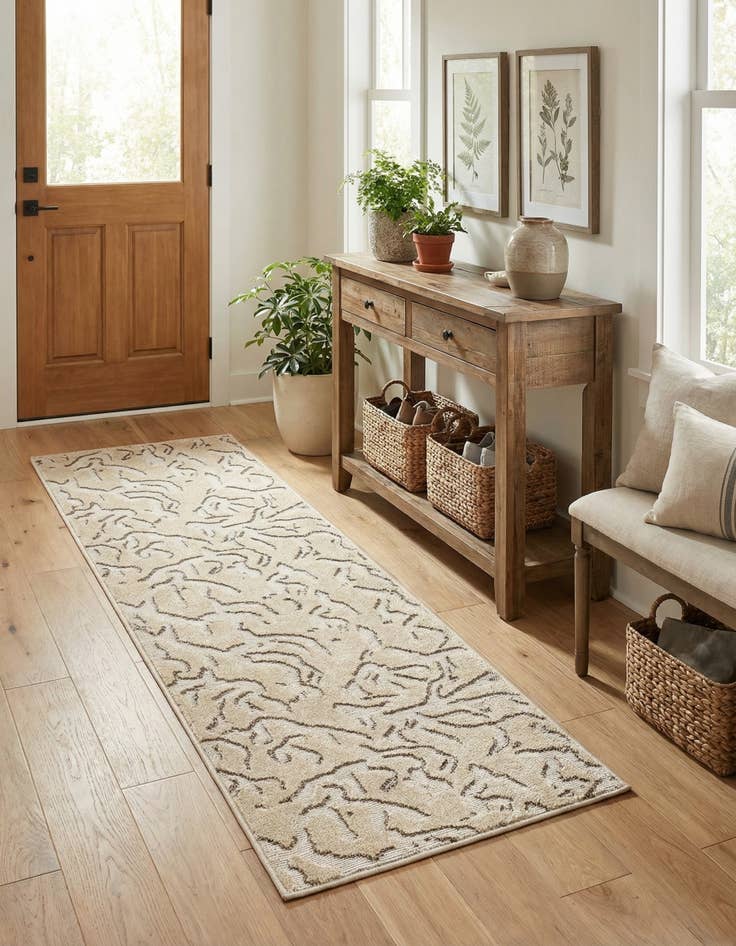 Detail image of  2' x 6'  Washable Sabrina Soto Indoor / Outdoor Runner Rug