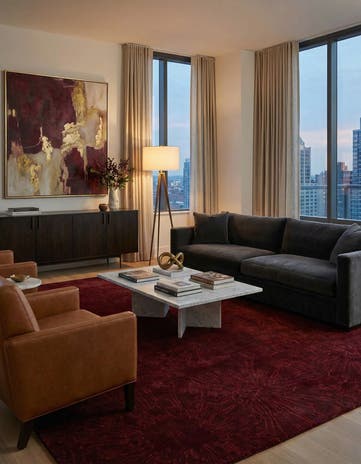 7' 9 x 9' 10 Modern Nehmo Wool Rug