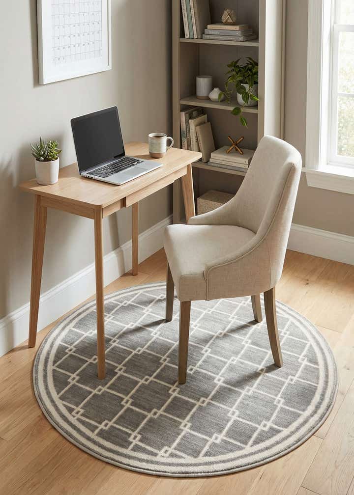 Jill Zarin 3' x 3' Metropolitan Uptown Round Rug