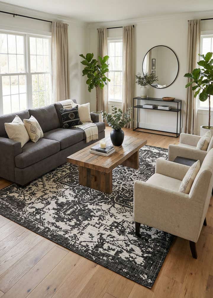9' x 12' Easy-Clean Jill Zarin Dubai Indoor / Outdoor Rug