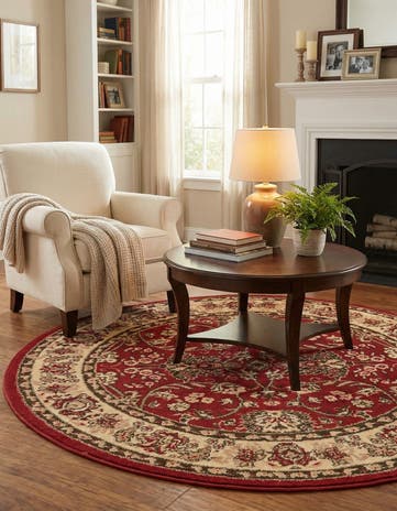 4' x 4' Yasmin Round Rug