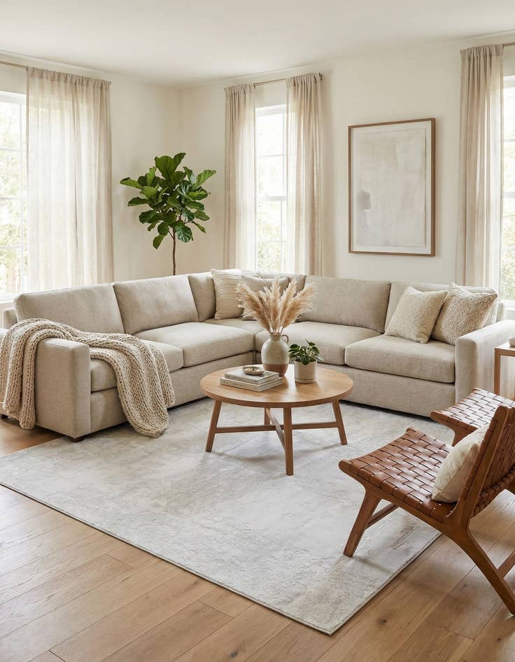 Detail image of 7' 10 x 7' 10 Finsbury Square Rug