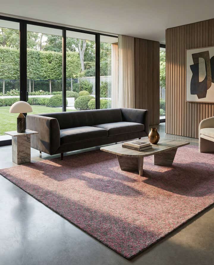 7' 8 x 10' Modern Manshu Wool Rug