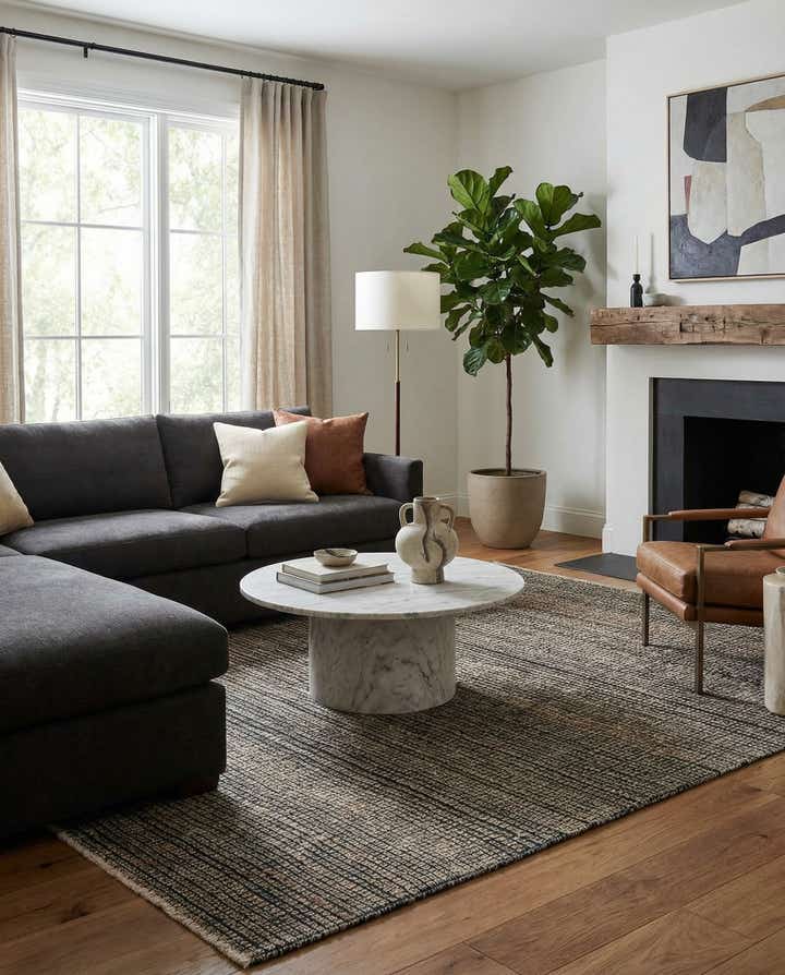 7' 7 x 9' 10 Hand Knotted Darya Wool Rug