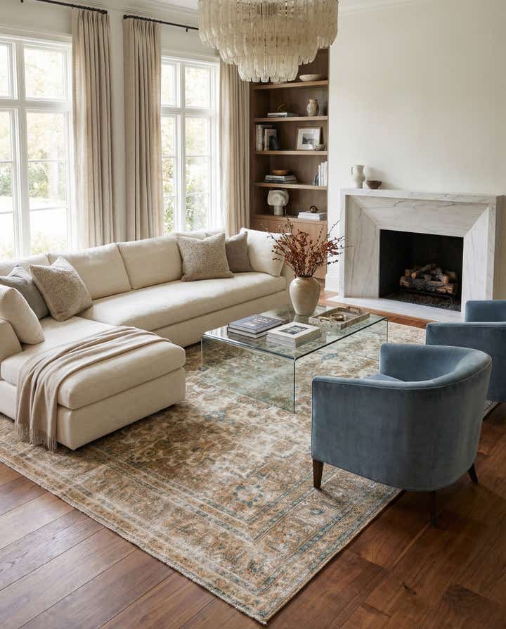 9' 4 x 11' 6 Hand Knotted Ultra Vintage Persian Wool Rug