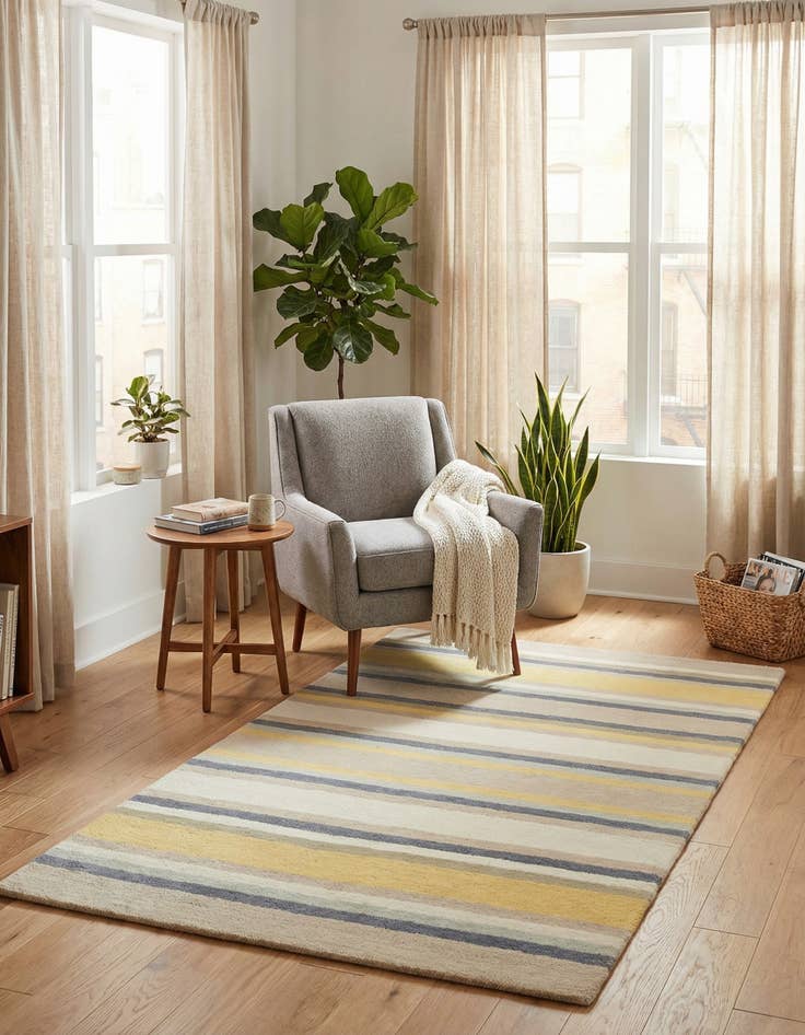 Detail image of 2' 9 x 5' Luna Wool Rug