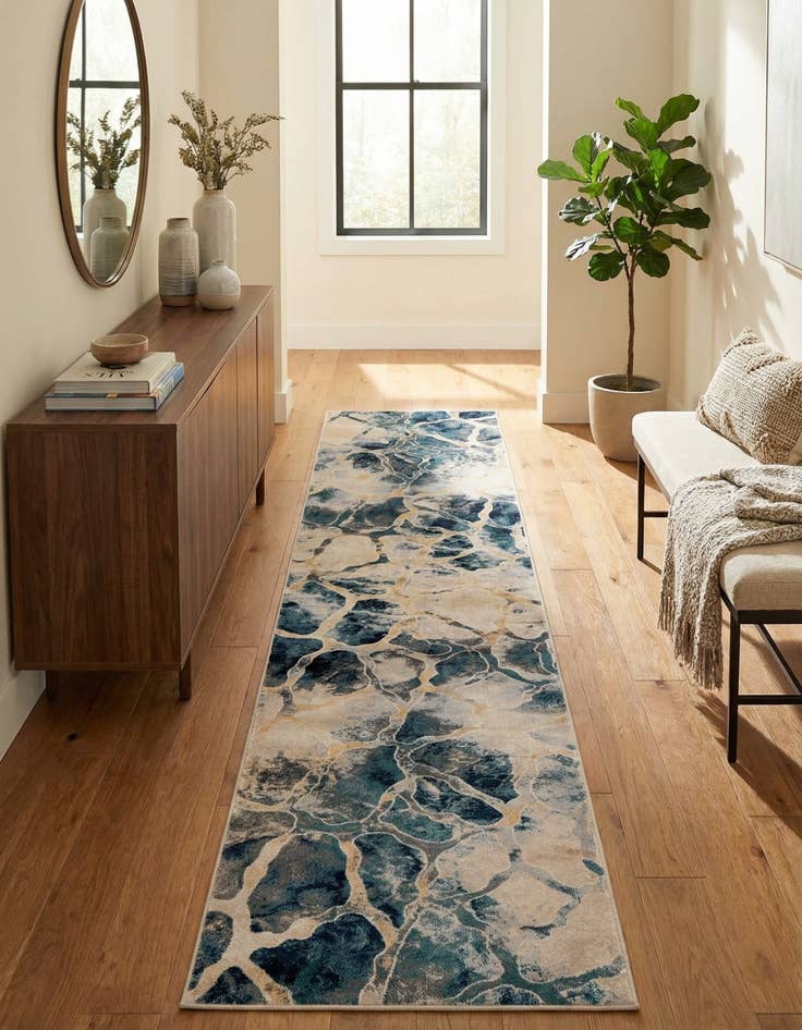 Detail image of 2' 7 x 12' Ethereal Runner Rug