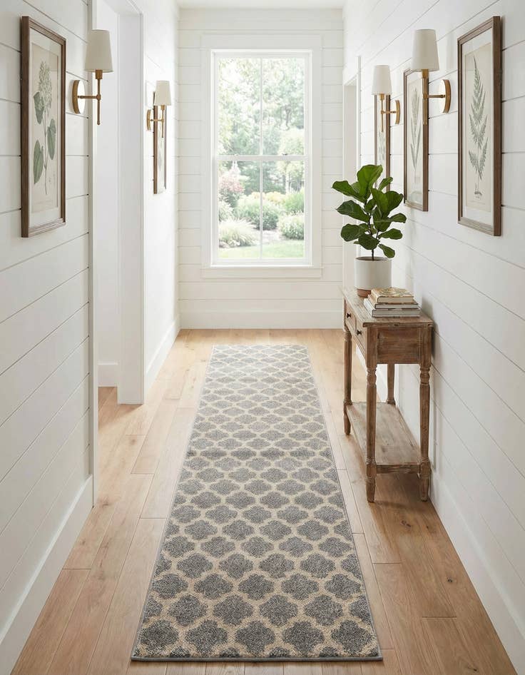 Detail image of 2' x 12' Trellis Runner Rug