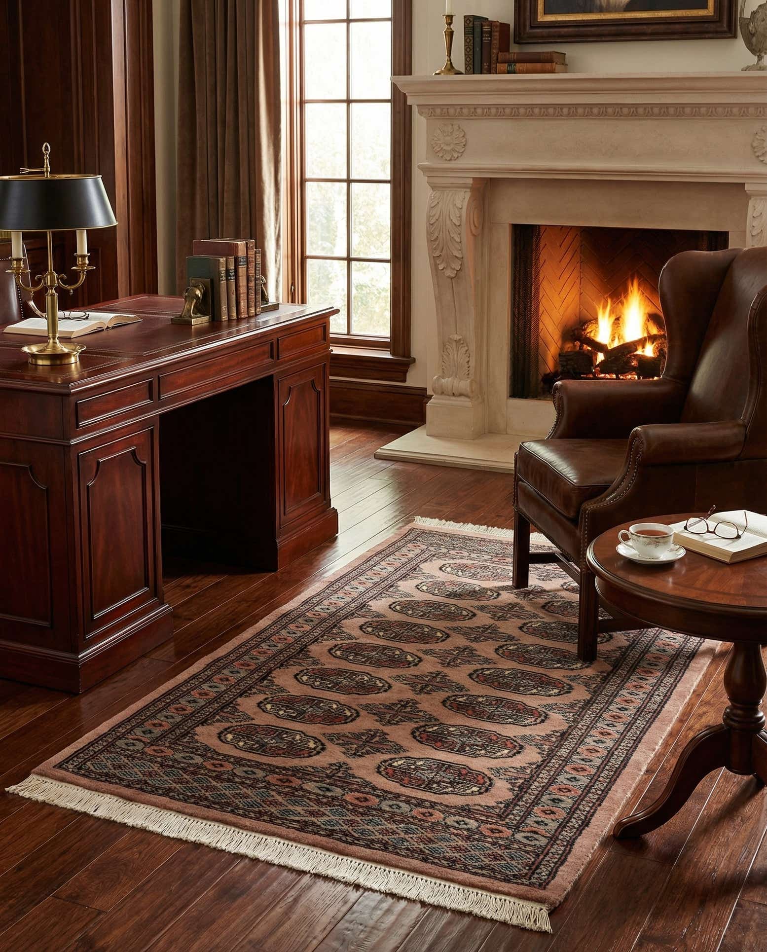 3' 2 x 5' 1 Hand Knotted Bokhara Oriental Wool Rug