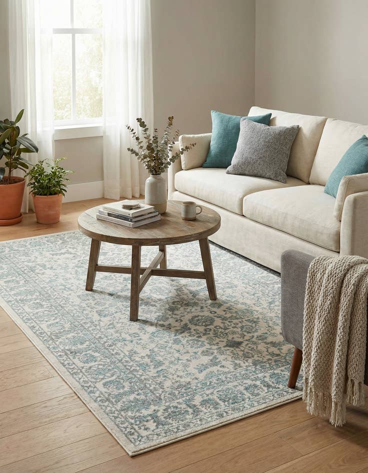 Detail image of Jill Zarin 4' x 6' Uptown Central Park Rug