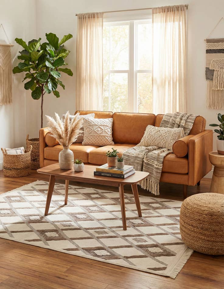 Detail image of 5' 3 x 7' 8 Boho Rug