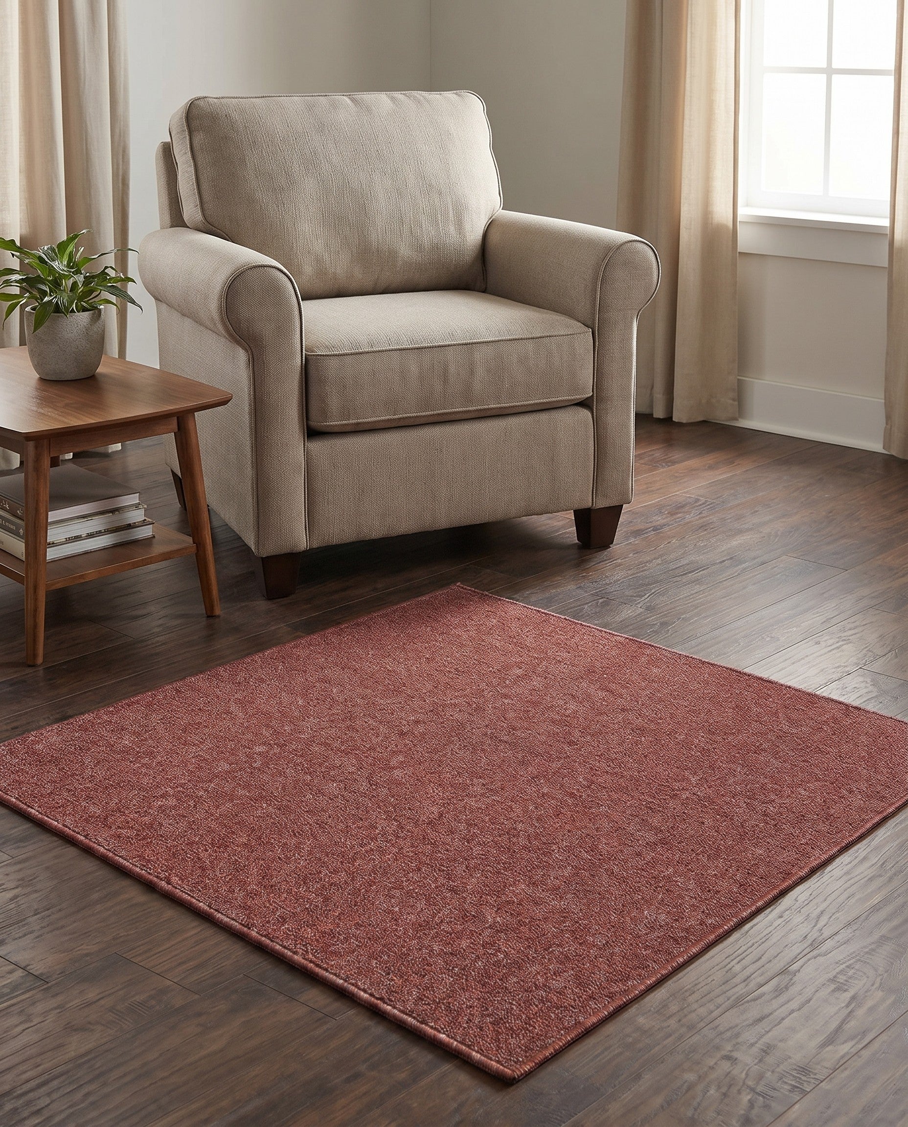3' 3 x 3' 3 Everyday Solid Square Rug