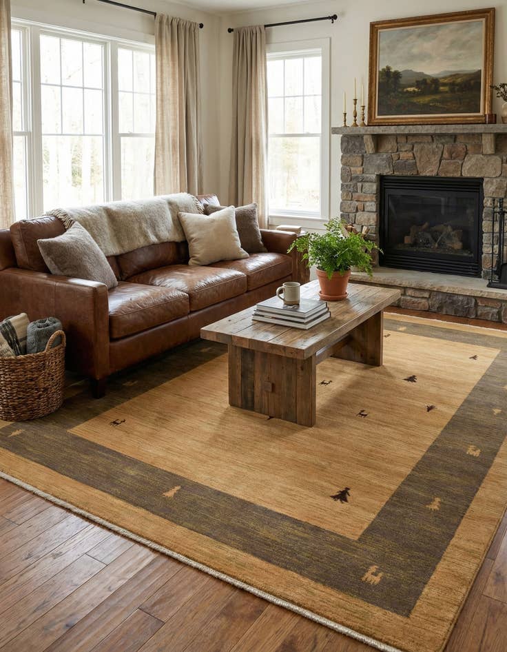 Detail image of 7' x 10' Kashkuli Gabbeh Rug