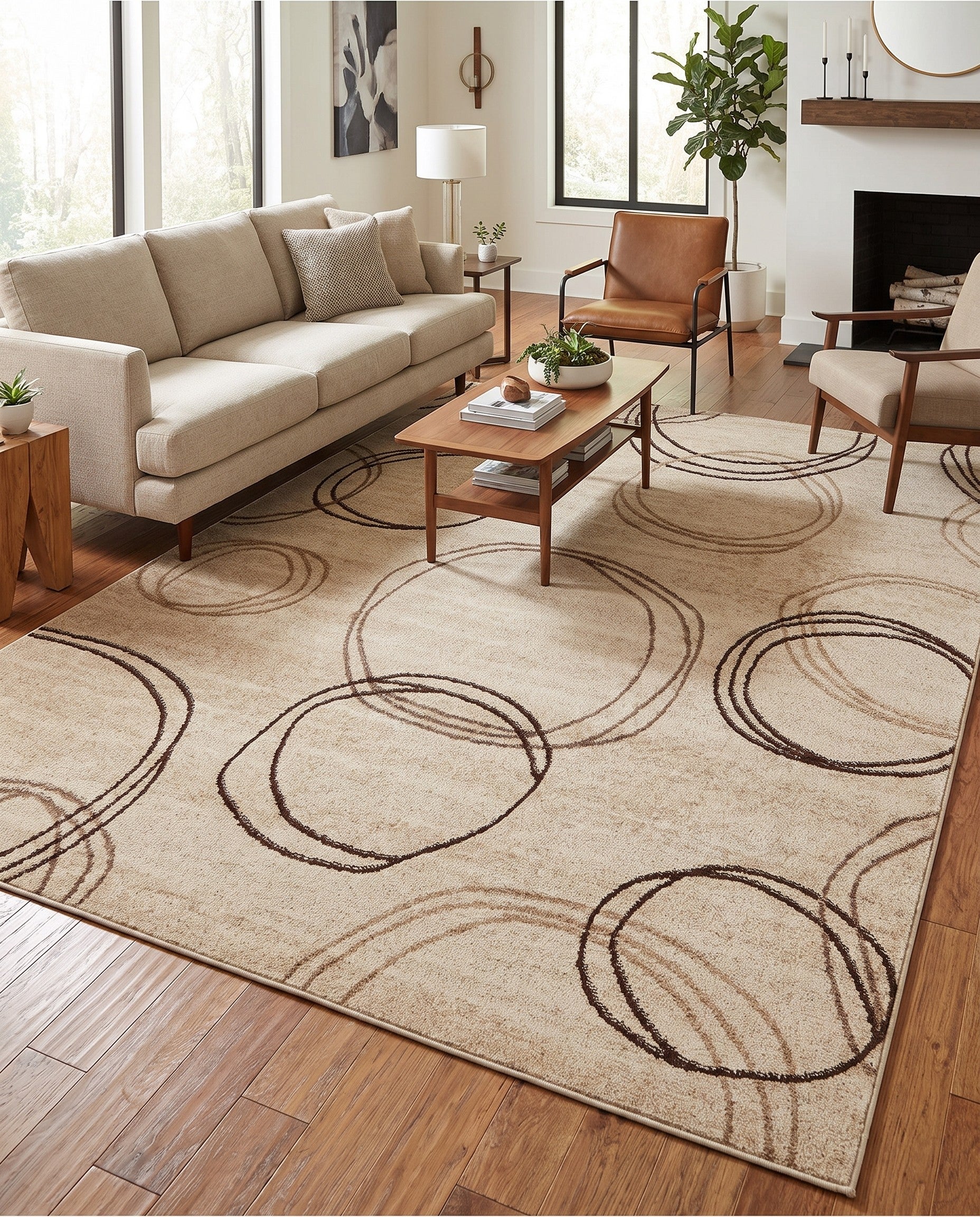 Beige Harvest Rug