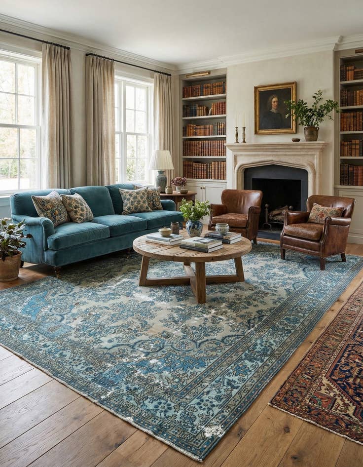 Detail image of 9' 1 x 13' 7 Vintage Rug