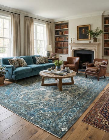 9' 1 x 13' 7 Vintage Rug